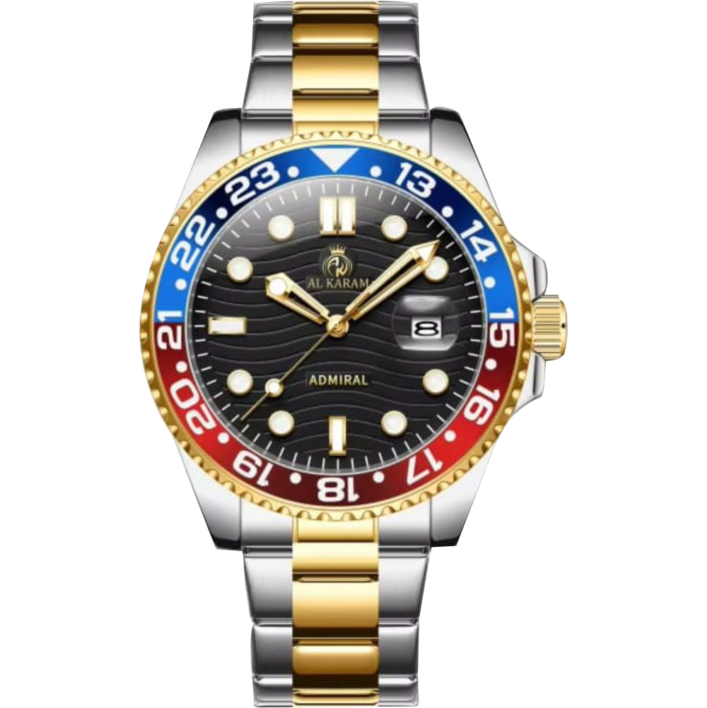 Al Karam Admiral two-tone wristwatch